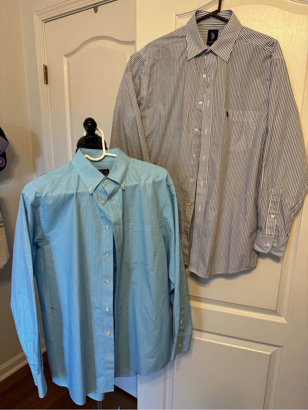 U.S. Polo Assn. and one Jos. A. Banks button down shirts with button cuff
